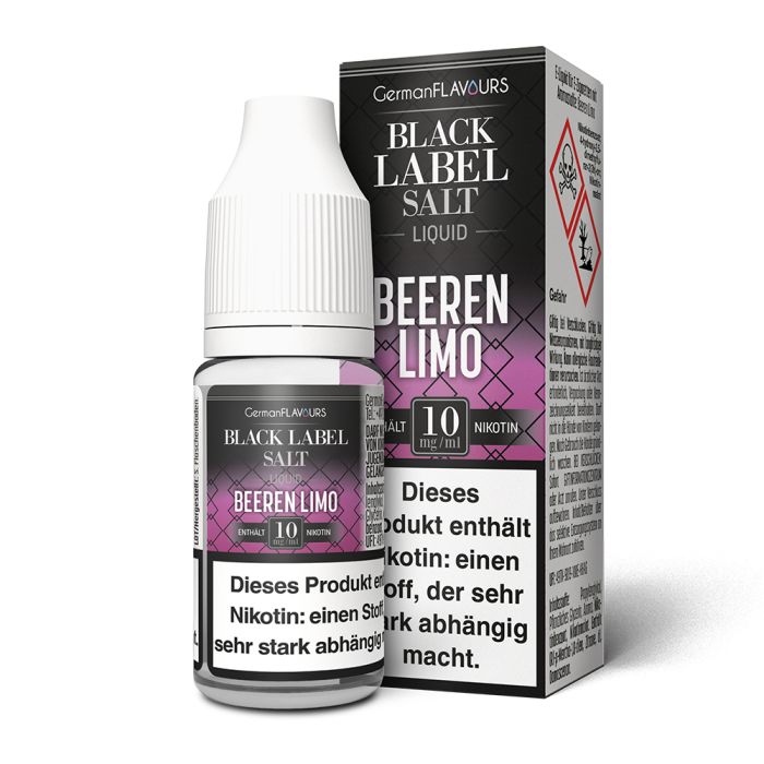 Beeren Limo - Black Label - Nikotinsalz Liquid - 10ml