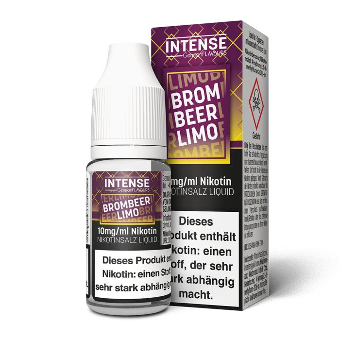 Brombeer Limo - Intense - Nikotinsalz Liquid - 10ml