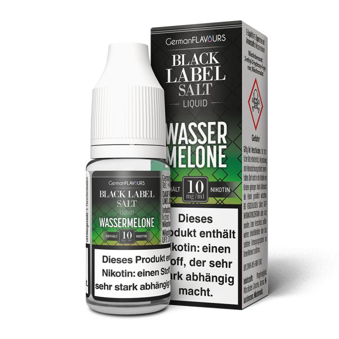 Wassermelone - Black Label - Nikotinsalz Liquid - 10ml