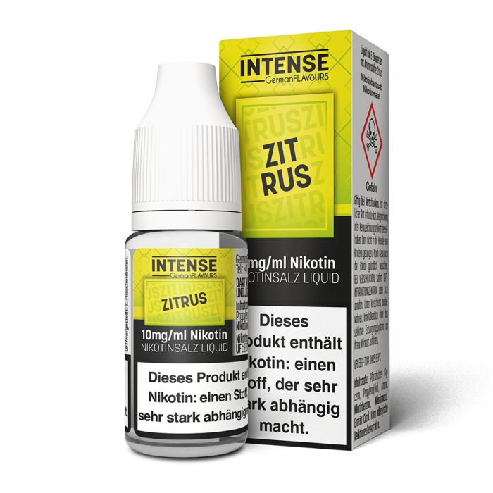 Zitrus - Intense - Nikotinsalz Liquid - 10ml