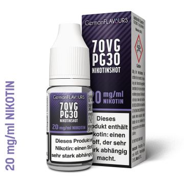 70/30 - Nikotinshot - 10ml - 20mg