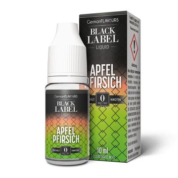 Apfel Pfirsich - Black Label - Liquid - 10ml