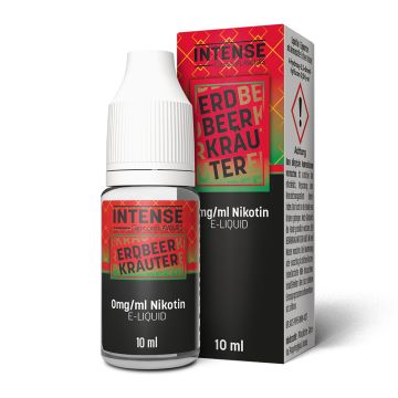 Erdbeer Kräuter - Intense - Liquid - 10ml - 0mg